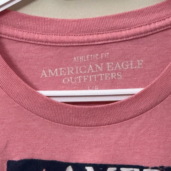American Eagle Outfitters Pink Graphic Tee Short Sleeve - Picture 3 of 4